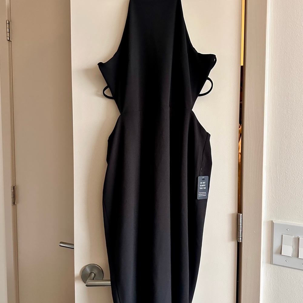 Express Black Open Sides Dress